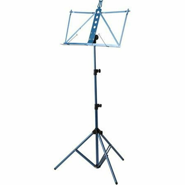 Pgik Strukture Deluxe Aluminum Music Stand with Adjustable Tray, Blue S3MS-BL